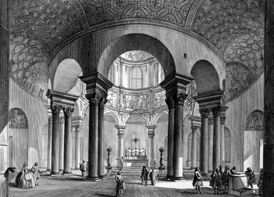 The Interior of Santa Costanza, from the 